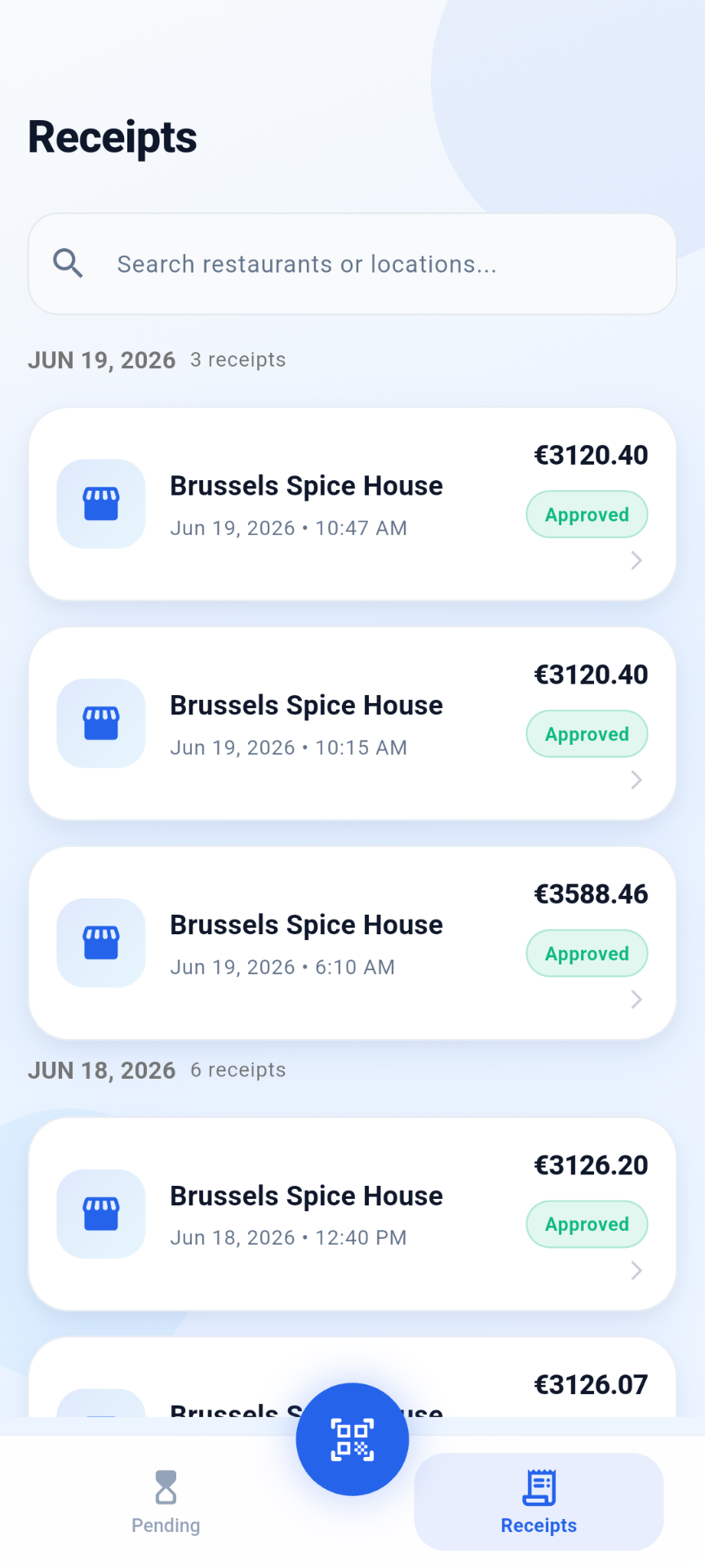 Transaction History